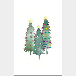 Christmas Trees Posters and Art